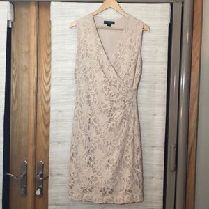 Lauren vintage-style, lace cocktail dress